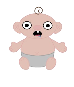 Baby feeling neutral.